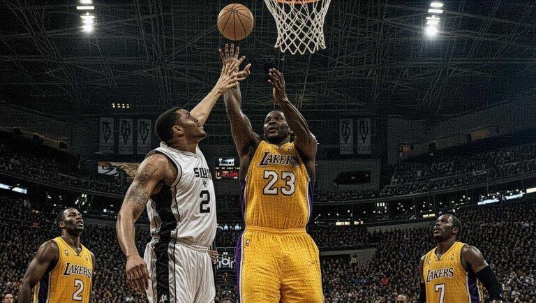 San Antonio Spurs vs Lakers Match Player Stats