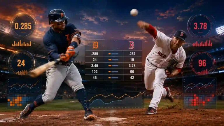 Detroit Tigers vs Red Sox Match Player Stats