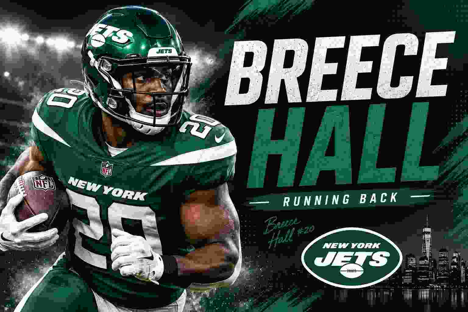 Breece Hall New York Jets running back