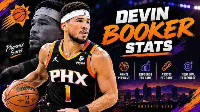 Devin Booker stats in Phoenix Suns jersey number 1